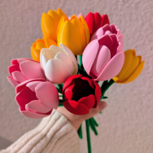 3D nyomtatott tulipán – örökvirág